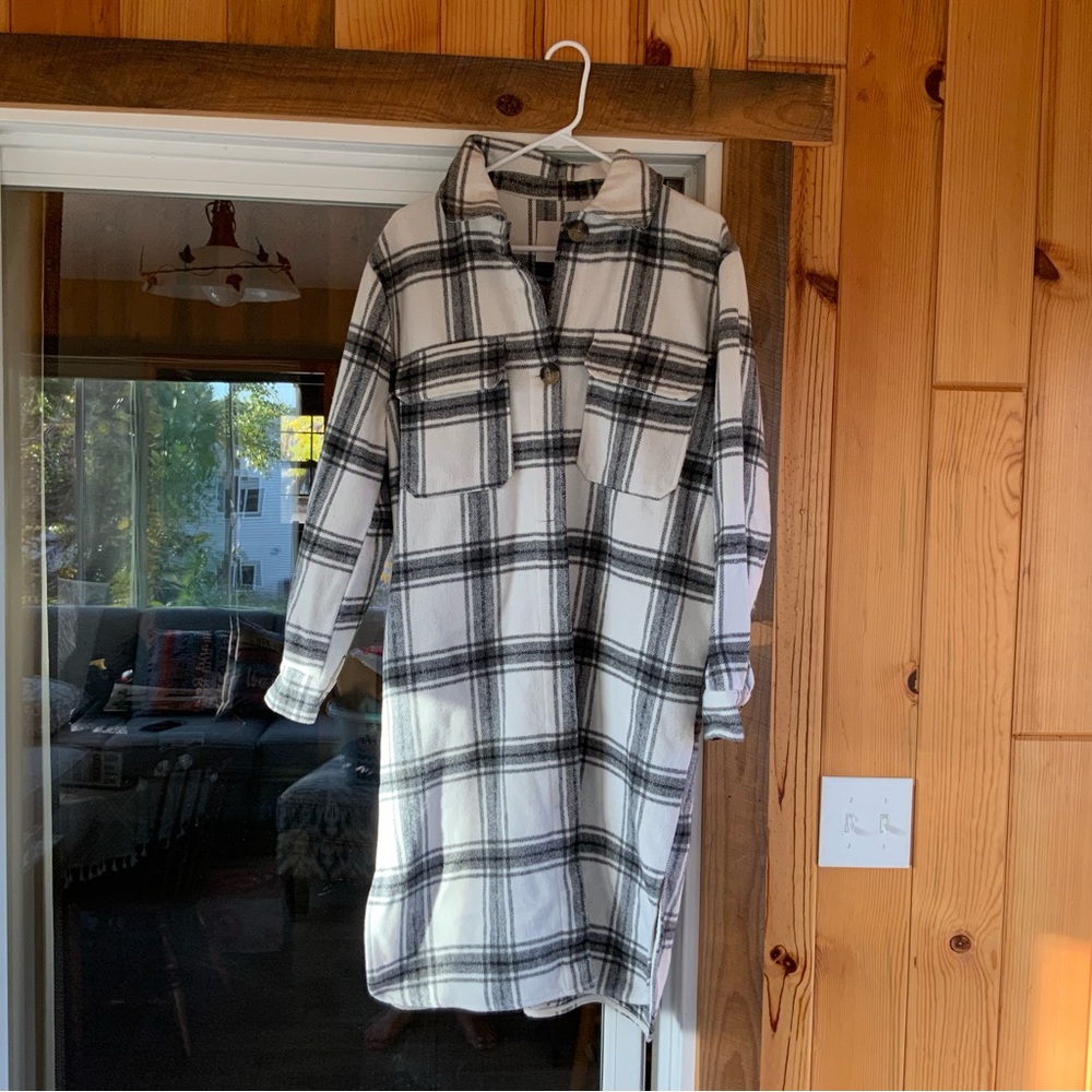 Tunic length Shacket